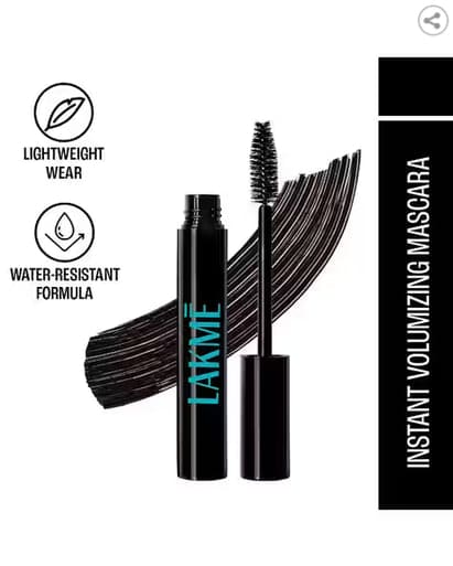 🔥 LAKME 9To5 Eyeconic 2X Volumizing Mascara (Deep Black, 8.5 ml) 👁