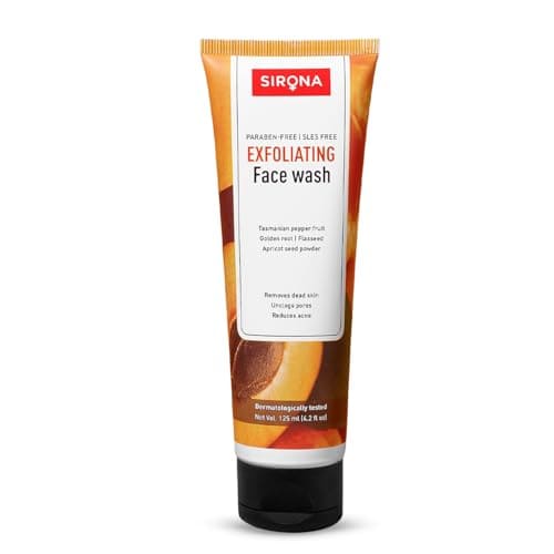 Sirona Exfoliating Face Wash for Men & Women 125 ML | Natura...