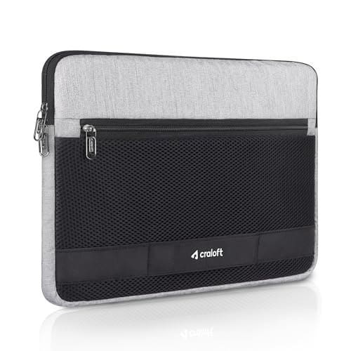 🛒 Craloft Portable Laptop Sleeve 15.6 Inch Case with Handle - Durable Water-Resistant Polyester Padded Cover Bag Compatible with MacBook Air M4, MacBook Pro, Dell, HP, Lenovo - Office & Travel use