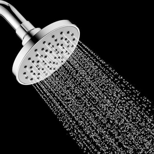 🛒 ALTON SHR20520 ABS 4-INCH Rain Flow Overhead Shower Without Arm | Shower Head | Bathroom Shower, Chrome Finish