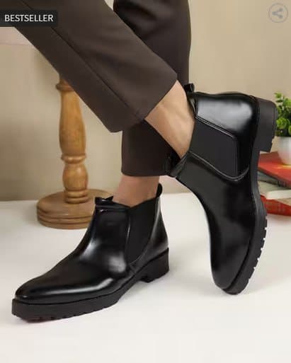 🔥 SHEIN Men Slip On Styling Ankle Length Chelsea Boots 👞