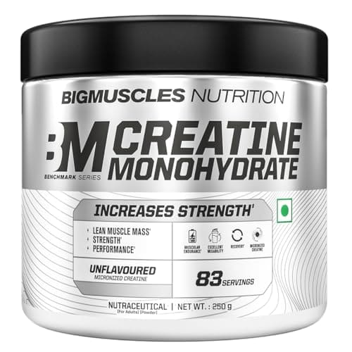 Bigmuscles Nutrition Creatine Monohydrate [83 Servings, Unfl...