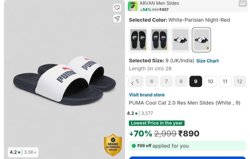 Puma Slides 🔥