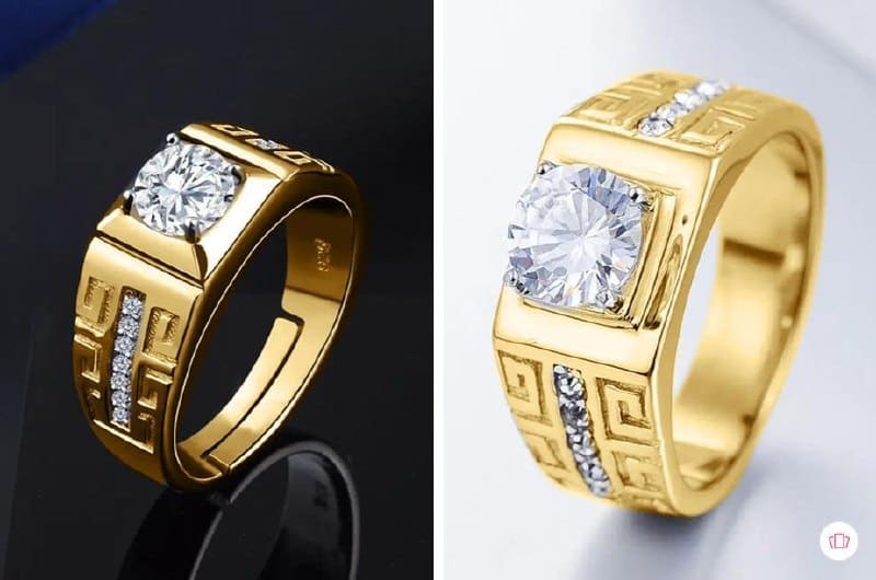 🔥 Roadster Men American Diamond-Studded Adjustable Finger Ring 💍✨