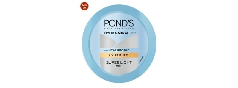 Amazon | Ponds Hydra Miracle Super Light Gel with Hyaluronic Acid & Vitamin C - 200g @ 241