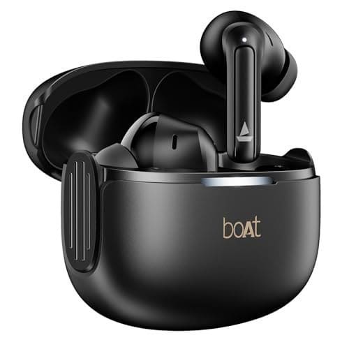 🛒 boAt Airdopes 219, 4Mics ENx, 40H Battery, Best in Segment for Calling, Stream Ad Free Music via App Support, Bluetooth Earbuds, TWS Ear Buds Wireless Earphones with mic (Carbon Black)