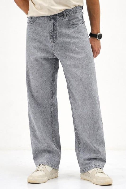 Loose fit grey jeans ✅₹420    l ⭐ 4