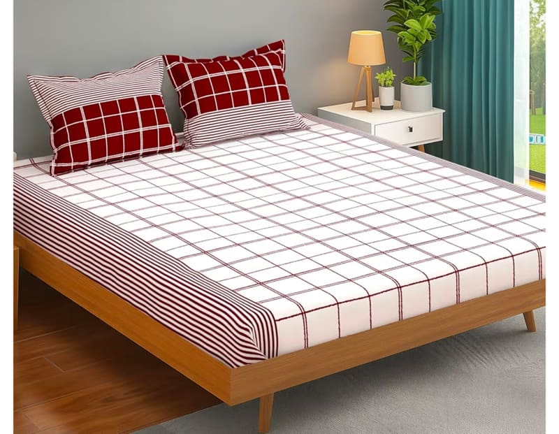 Cotton Double Bedsheet Set @499.