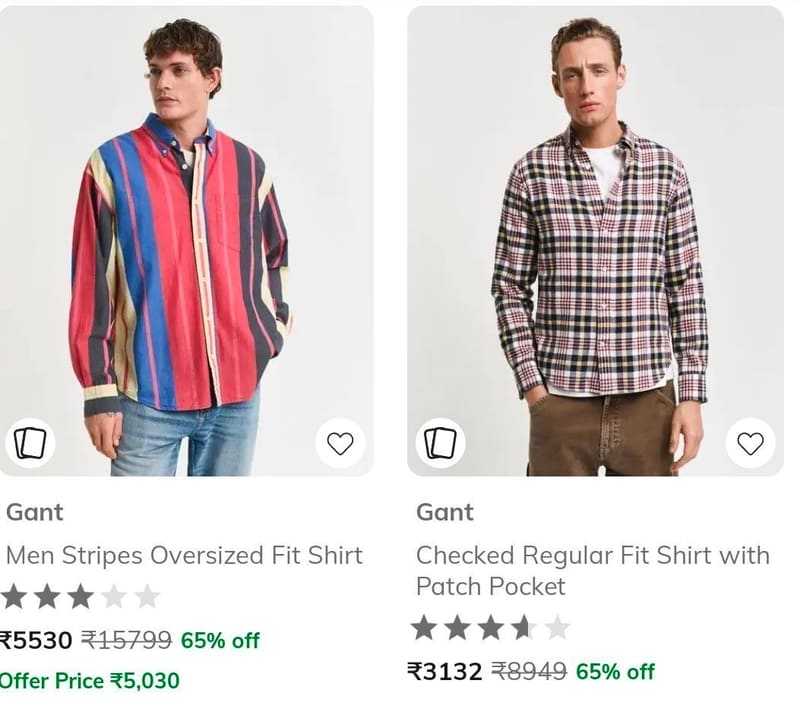 Ajio Crazy Deals Min 50% Off On Top Brands