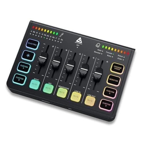 Audio Array AI-06 Streaming Audio Mixer Sound Card | XLR, 1/...