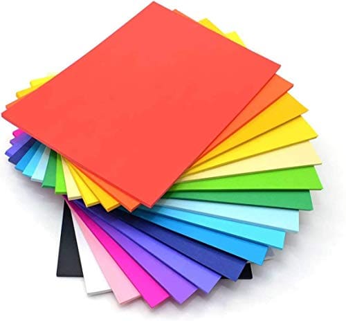 🛒 Eclet A4 100 Coloured Sheets (10 Sheets each color) Copy Printing/Art and Craft Paper Double Sided ColouredOffice Stationery Children's Day Gift, Birthday Gift, Party Favors,christmas decor etc