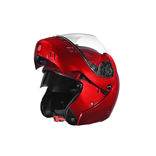 Studds NINJA 3G Flip Up Full Face Helmet with Double Visor(C...