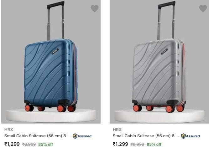 Flipkart | HRX Suitcase Starting from Rs.1299