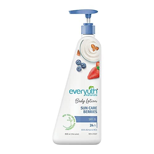 Everyuth Naturals Sun Care Berries Body Lotion 500ml for men...