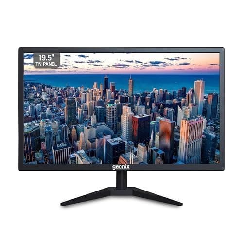 🛒 GEONIX PC Monitor (49.53 cm/19.5 Inch) | Display Output-VGA & HDMI | LED Display | Resolution 1600 x 900 | Power Consumption 21W(Max) | 3 Years Warranty