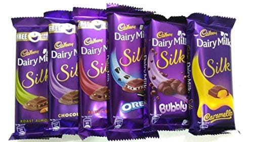 🛒 Cadbury Throni Dairy Milk Silk (335 Grams) Orange-Pack of 6 Combo