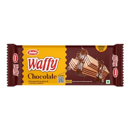 🛒 Dukes Waffy - Chocolate flavoured creamy & crunchy Wafers (60/55 grams)