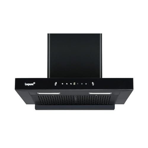 🛒 Livpure Fenix Plus 60 cm | T-Shape Chimney | 1500 m³/hr Suction | Filterless | Touch & Gesture Control | Low Noise | 10 Years Motor + 2 Years Comprehensive Warranty | Black