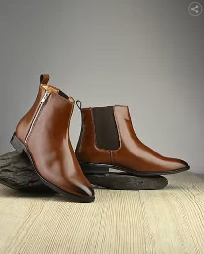 HIREL'S Men Ankle-Length Chelsea Boots