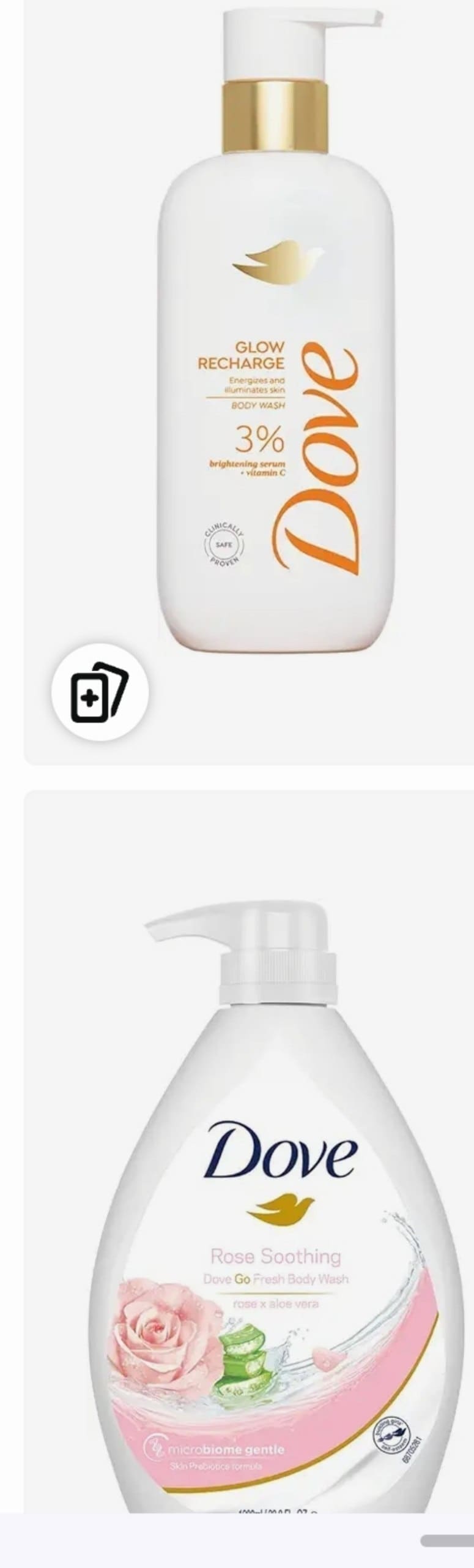 Min. 60% Off On Dove Bodywash.