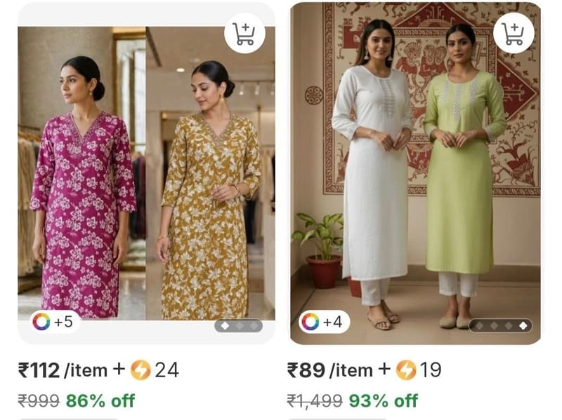 🔥 Grab: Kurta & Pant @ ₹89