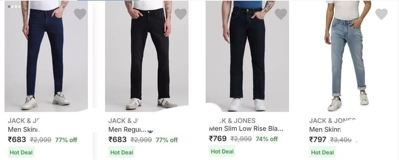Jack Jones Men's Jeans at 683.