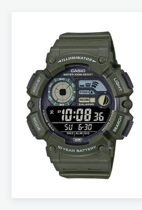 Casio Men's Digital Watch with Dark Grey Dial for ₹1,497.