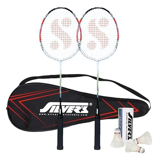 Silver's Aluminium Defender Badminton Kit (2 Racquets with F...