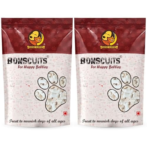 Foodie Puppies Dog Biscuits - (2Kg) Milk Flavor Bone-Shape O...