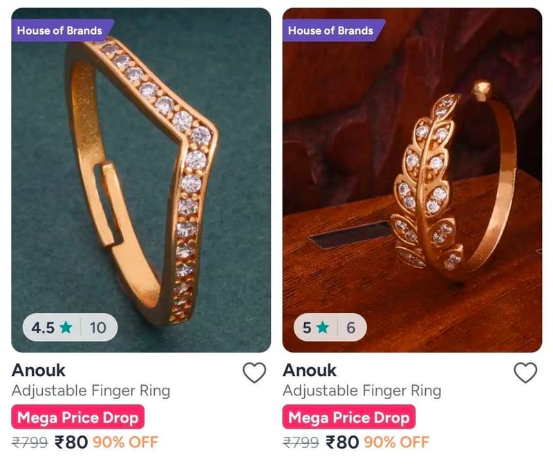 💍MYNTRA JEWELLERY STEALS