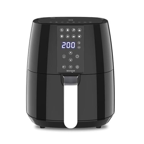 🛒 Milton Rapid Digital Air Fryer 4.2L | 1450W | 360° High Speed Air Circulation | Up to 90% Less Oil Usage | 8 Preset Menus | Touch Control Panel & Digital Display | Auto Shut-Off | 1 Year Warranty