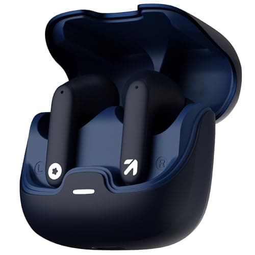 🛒 GOBOULT Z40 True Wireless in Ear Earbuds with 60H Playtime, Zen™ ENC Mic, Low Latency Gaming, Type-C Fast Charging, Made in India, 10mm Rich Bass Drivers, IPX5, Ear Buds TWS (Blue)
