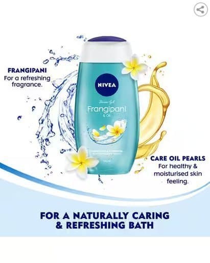 NIVEA Frangipani & Oil Shower Gel (250 ml)