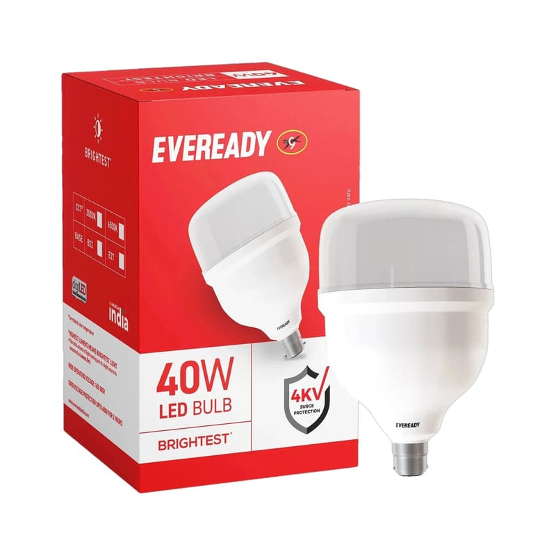 40 W Flickering, Eye Safety Compliance Standard B22 LED Bulb...