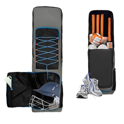 WHACKK Cricket Bag| Spacious Capacity|Lightweight|Dual Bottl...