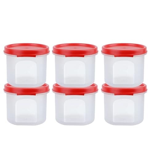 SIMPARTE Smart Slim Storage Air-Tight & Leak Resistant Round...