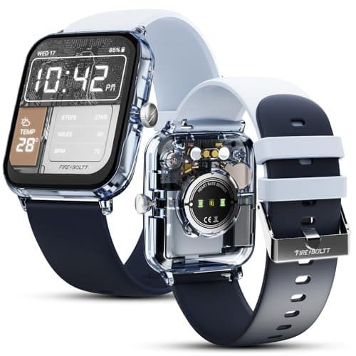Fire-Boltt Ninja Phantom Smart Watch 1.83 Display, Transpare...
