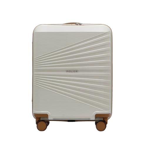 Police Origine Cabin Trolley | 65L Capacity TSA Lock 8 Smoot...