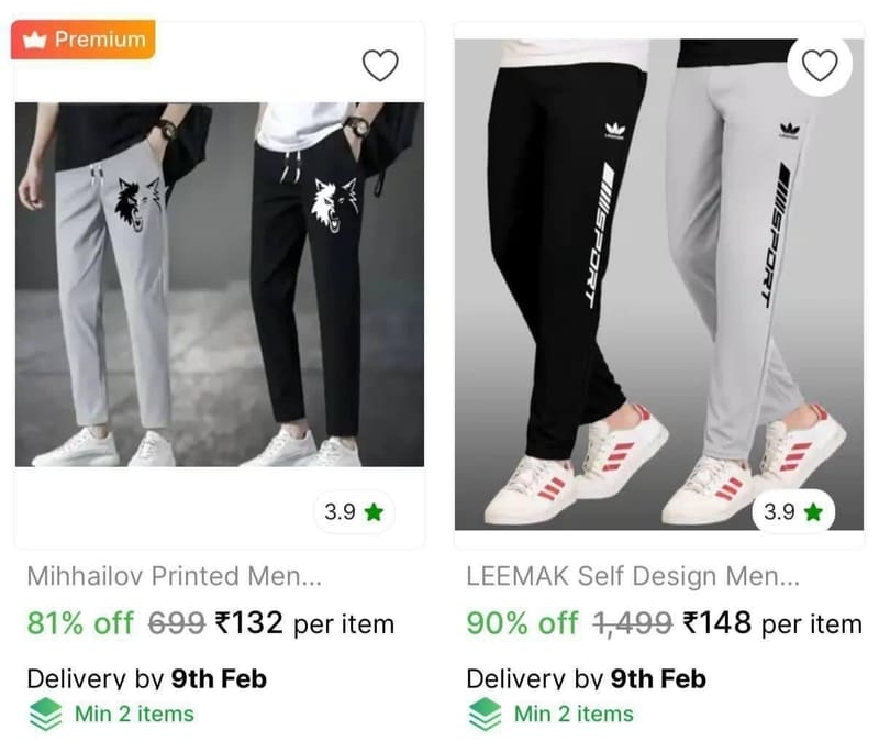 🔥  Trackpants Under ₹149