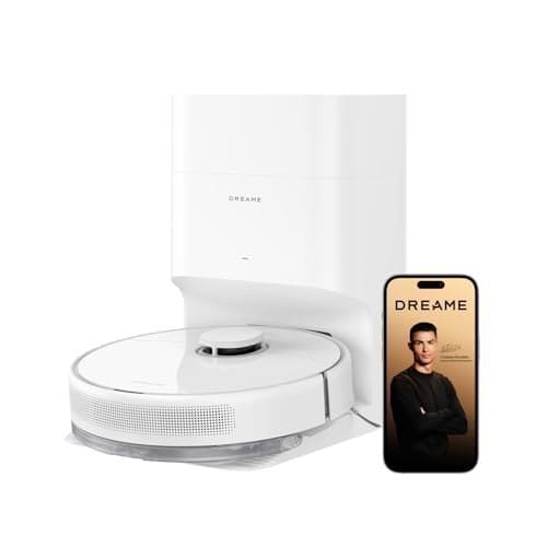 🛒 DREAME D10 Plus Gen 2 Robot Vacuum and Mop, Self-Emptying with 90-Day Dust Storage, 6,000Pa Suction for Carpets & Pet Hair, LiDAR Smart Navigation, 285-Min Runtime, Multi-Floor Mapping, White