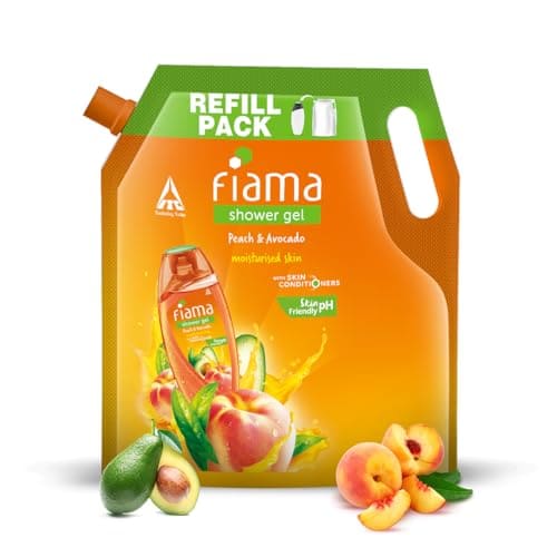 Fiama Body Wash Shower Gel Peach & Avocado, 1.4L Bodywash Re...