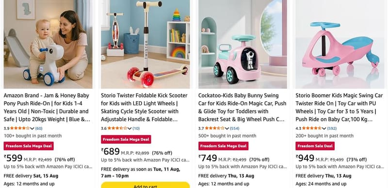 🔥 Amazon Kids Toys Mega Deals 🧸🛴🚗