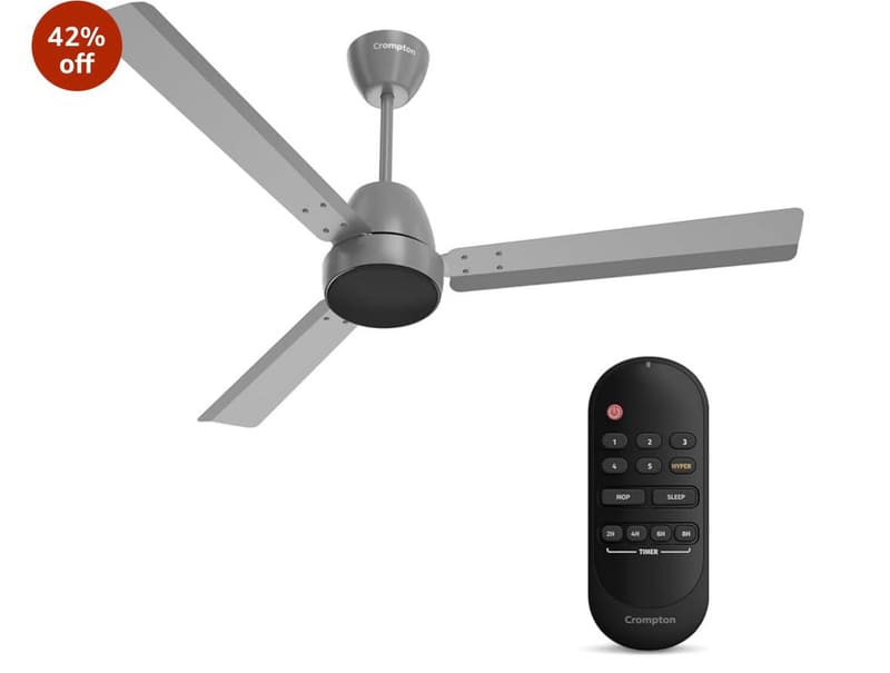 Crompton 1200mm BLDC Ceiling Fan | Remote Control @ 2409