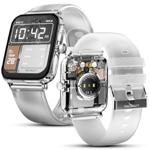 Fire-Boltt Ninja Phantom Smart Watch 1.83 Display, Transpare...