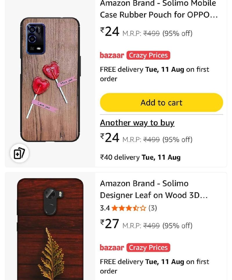 GRAB : Mobile Cases & Cover Starts @24.