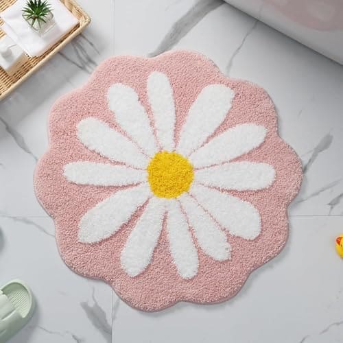 AAZEEM Mat Rugs Non-Slip Abstract Bath Rugs Cute Mat Washabl...