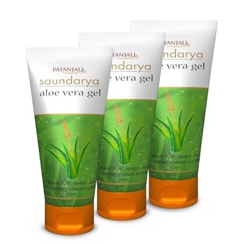 Patanjali Saundarya Aloe Vera Gel, for kin Hydration and Nou...