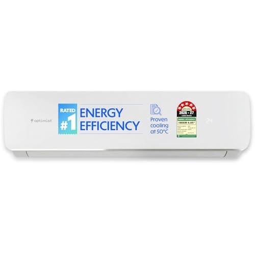 Optimist 1.39 T 5Star WiFi Inverter Split AC|40/day Lowest B...