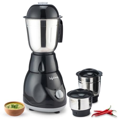 Lifelong LLMG23 Power Pro 500-Watt Mixer Grinder with 3 Jars...