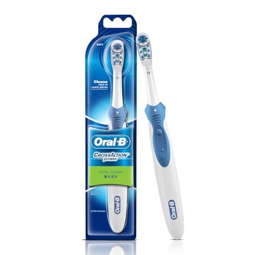 Oral B Cross Action AA Battery Electric Toothbrush for Adult...